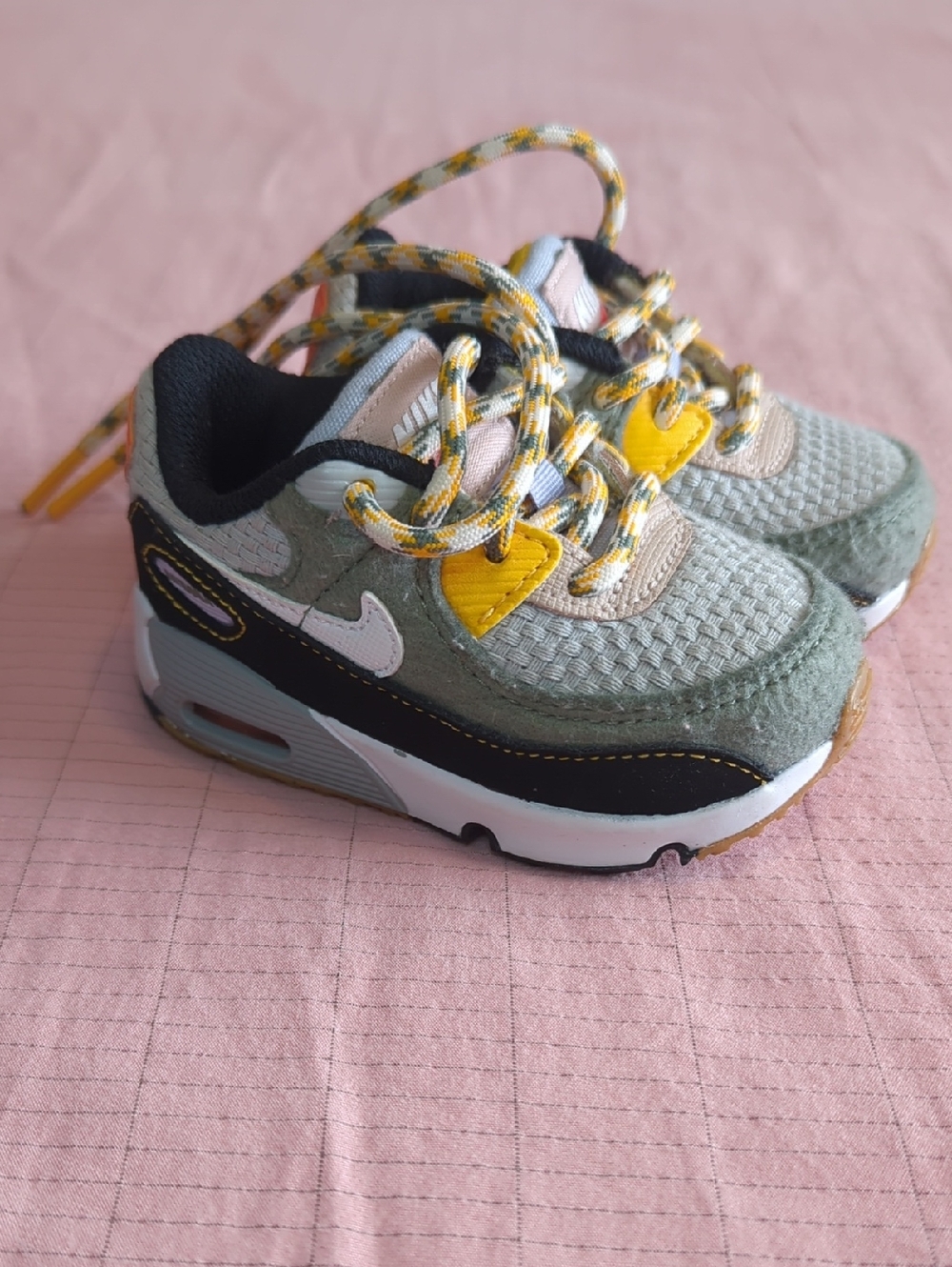 Nike Air Max 90 LTR Leather Swoosh Compass  DC2531 300 Toddler Shoes Size 4C